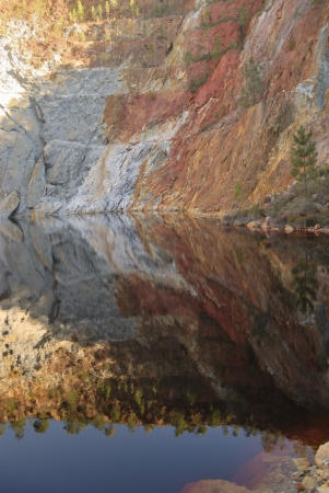 The mine named Iron Rock is located in the extreme north-east of Riotinto«s anticline, Huelva,...