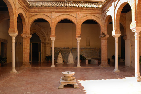 Pation in La Cartuja, an old monastery located Seville, Spain  のeditorial素材