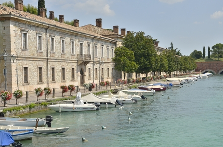 Peschiera del Garda, a village of Garda Lake, and belong to the province of Verona, in Veneto, Italy.のeditorial素材