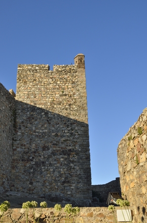 Tower of the Castle in Marvao, a medieval village in Portugal.のeditorial素材