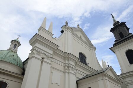 Saint Hyacinth Church at New Town of Warsaw, Poland.の写真素材