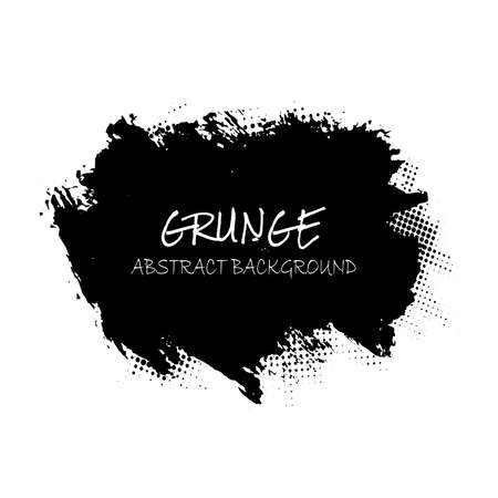 Vector splatter paint texture.Distress grunge banner abstract background.のイラスト素材