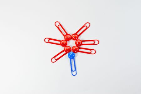 A paper clipの写真素材