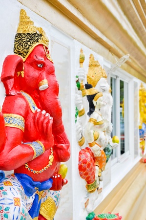 The statue of Lord Ganeshの写真素材