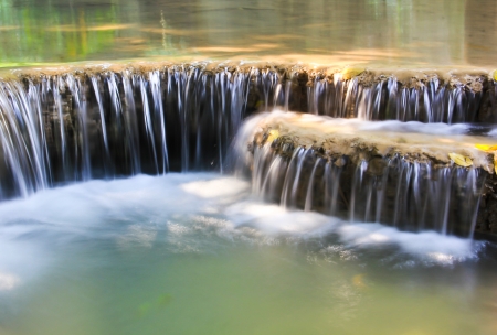 The beautiful waterfall in Thailandの写真素材