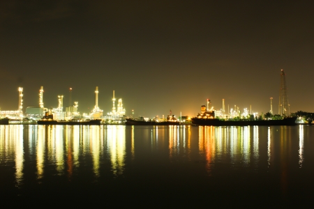 Oil refinery in Thailandのeditorial素材