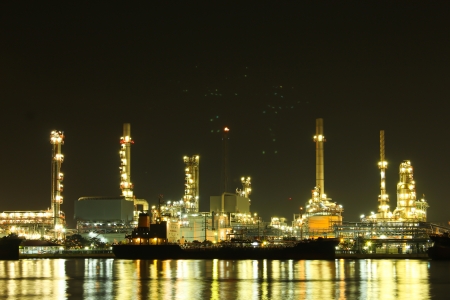Oil refinery in Thailandのeditorial素材