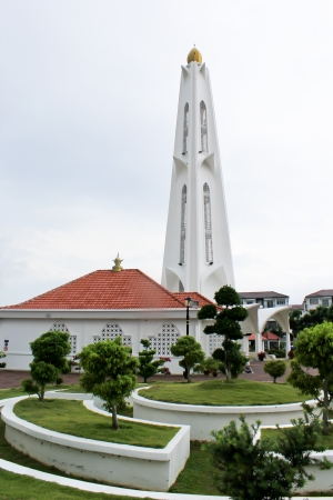 Afloat Mosque in Melaka,Malaysiaの写真素材