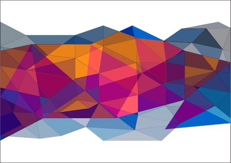 Polygon mosaic background.Vector illustrationのイラスト素材