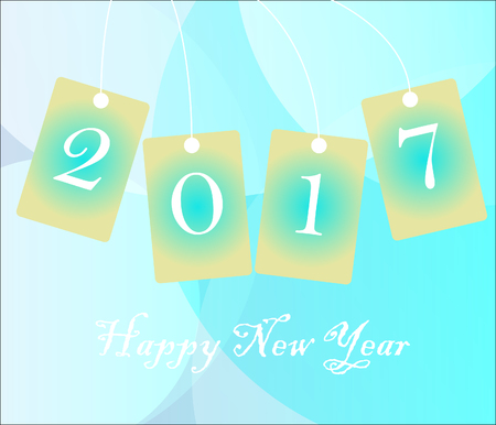 2017 Happy New Year Backgroundのイラスト素材
