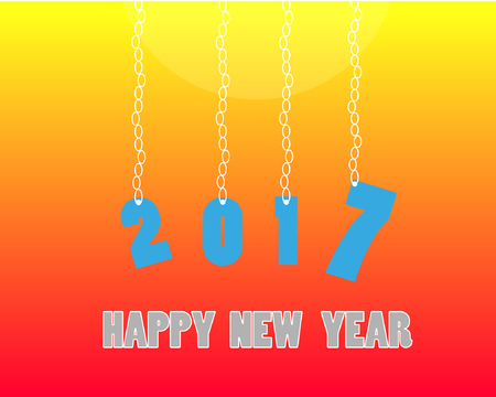2017 Happy New Year Backgroundのイラスト素材