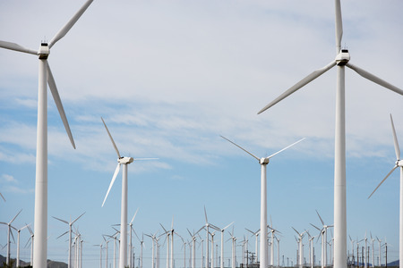 Wind turbines at wind farm
