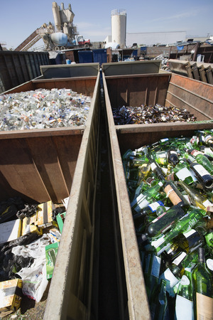 Garbage in recycling centreの写真素材
