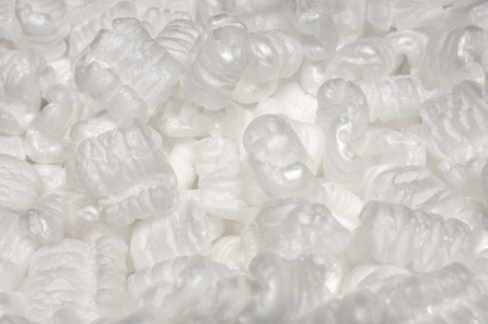 Heap of packing peanut