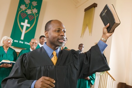 Preacher Preaching the Gospelの写真素材