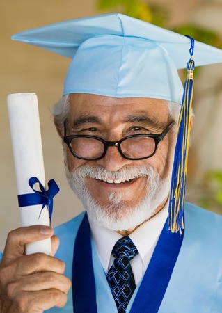 Senior Graduateの写真素材