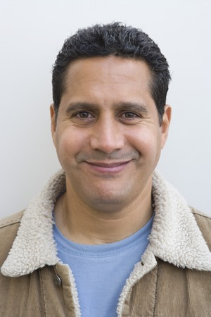 Portrait of mid-adult manの写真素材