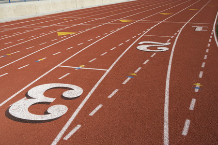 Detail of athletic field