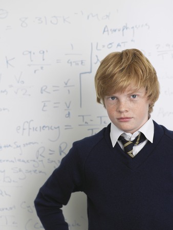High School Student in Math Class