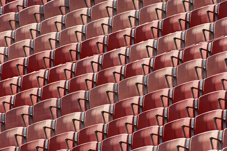 Rows of seatsの写真素材
