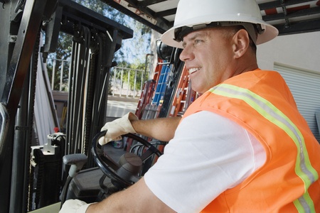 Forklift Driverの写真素材