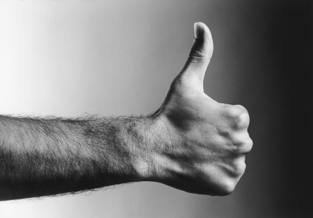 Thumbs Upの写真素材