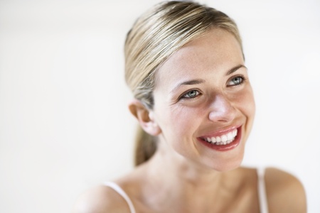 Smiling Young Womanの写真素材