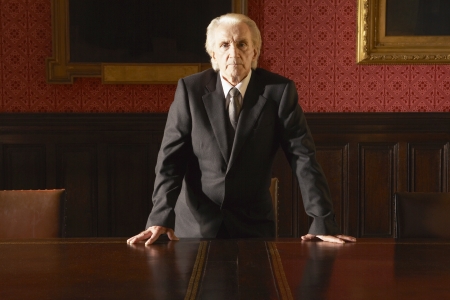 Man at Conference Tableの写真素材