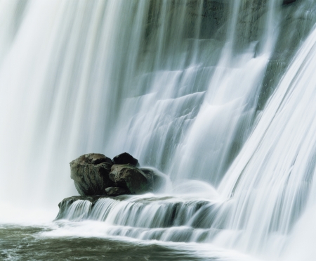 Waterfall close-upの写真素材