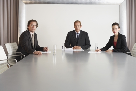 Business Executive Team in Conference Roomの写真素材
