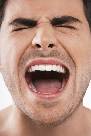 Man Shoutingの写真素材