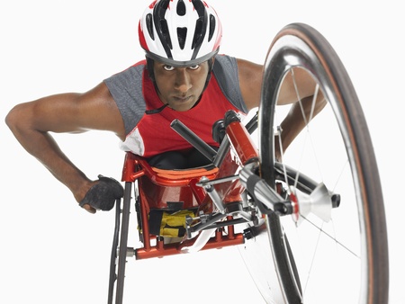 Paraplegic Racerの写真素材