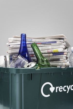 Full Recycling Containerの写真素材