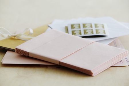 15090002,Focus On Foreground,Communication,Nobody,Letter,Mail,Paper Material,Pile,Studio...