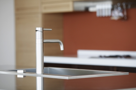 Kitchen faucetの写真素材