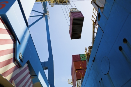 Limassol Cyprus dockside crane