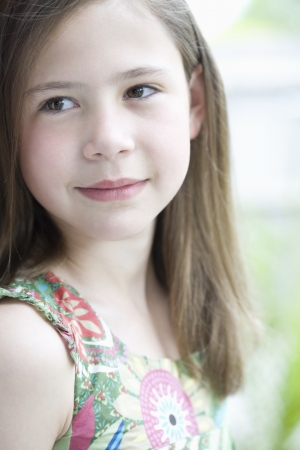 Portrait of young girlの写真素材