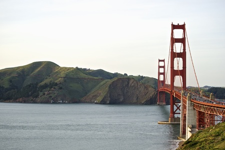 Golden Gate bridge with view to Marin County