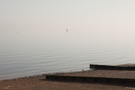 Coastal seashore herne Bay Kentの写真素材