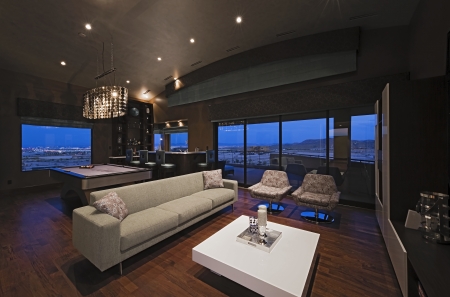 Interior with some outside views from windows