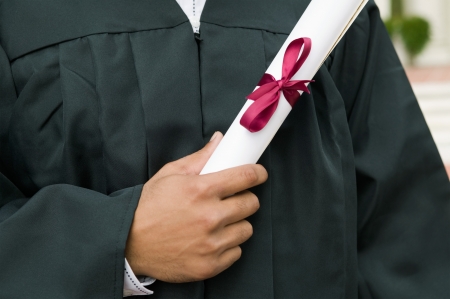 Graduate Holding Diploma mid section