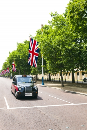 Black London cabのeditorial素材
