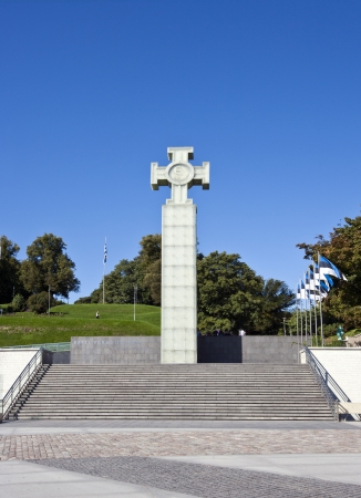 Freedom Monument and Freedom Square, Tallinnの写真素材