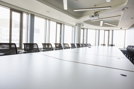 Interior of empty conference room in creative officeの写真素材