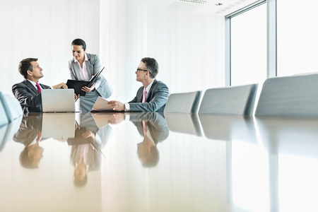 Business people in meetingの写真素材