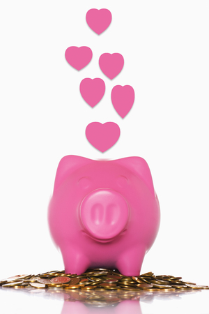Piggy Bank of loveの写真素材