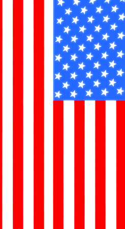 Full-frame shot of American flagの写真素材
