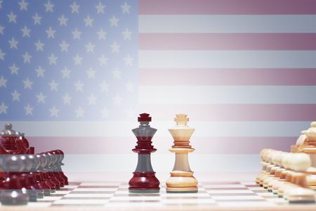 American Chess Gameの写真素材
