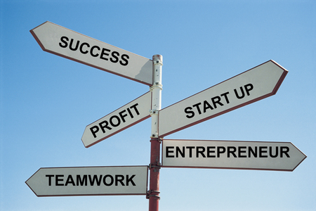 Directions to being better at businessの写真素材