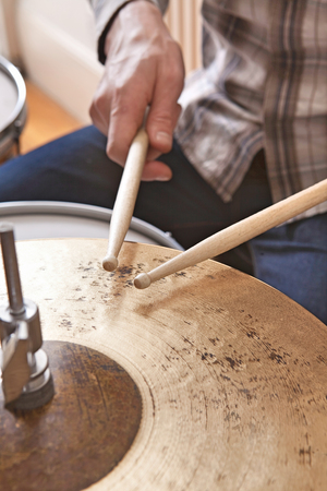 Playing Drumsの写真素材